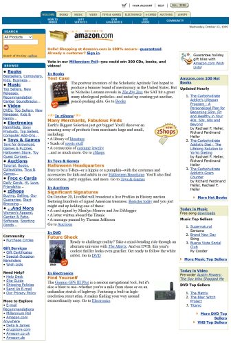 amazon.com website 1999.v2